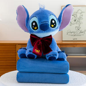 Penjualan Langsung Pabrik Selimut AC Kartun Serbaguna dengan Bantal dan Selimut, Bantal Tidur Multifungsi 2-in-1 - Product Image 2