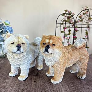 Nouveauté 2026 : Figurines en résine personnalisées <span class=keywords><strong>pour</strong></span> enfants, modèles Chow-Chow et autres animaux, ornements de Noël, statues artistiques. - Product Image 2