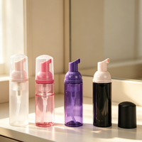 Bouteille en plastique vide pour mousse nettoyante, couleur personnalisée, avec pompe, pour lavage des mains et nettoyant visage, vente en gros