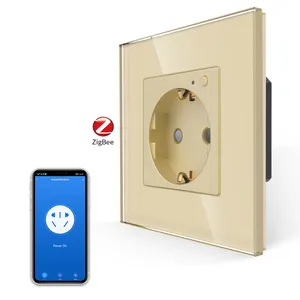 Bingoelec Smart Germany WiFi Power Wall Electric Plugs Remote Control Schuko EU Zigbee Sockets