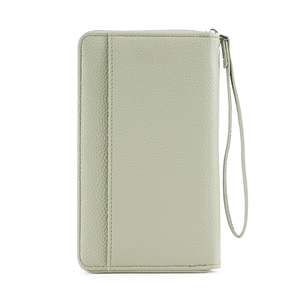 Cartera Larga Multifuncional <span class=keywords><strong>de</strong></span> PU con Textura <span class=keywords><strong>de</strong></span> Lichi, Funda para Pasaporte, Organizador <span class=keywords><strong>de</strong></span> Tarjetas y Boletos <span class=keywords><strong>de</strong></span> Avión para Mujer - Product Image 6