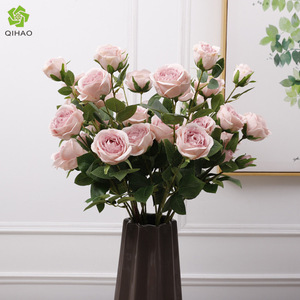 Roses artificielles 72 cm en soie, haute simulation, pour décoration de mariage, maison et accessoires de photographie - Product Image 5