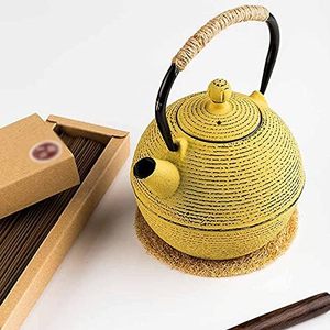 Tetera de hierro esmaltada interior de Tetubin de estilo japonés de 1200ml, juego de <span class=keywords><strong>café</strong></span> y té con Infusor de acero inoxidable extraíble - Product Image 5