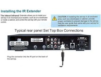 Cable Extensor y Emisor IR de 38KHz OEM/ODM con Conector TS de 3.5mm para Control Remoto de Decodificador