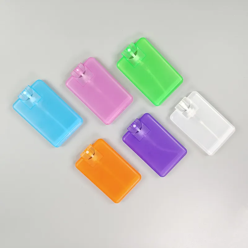 Pocket 20Ml Mistsproeier Handdesinfecterend Parfum Creditcard Type Draagbaar Formaat Mistspuitfles