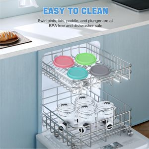 Paquete de 4 recipientes de almacenamiento reutilizables con fundas aislantes compatibles con la serie NC701 NC700, aptos <span class=keywords><strong>para</strong></span> <span class=keywords><strong>lavavajillas</strong></span> - Product Image 2