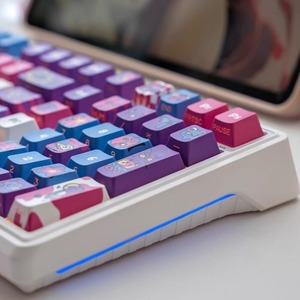 Graffiti gấu Keycaps Cherry hồ sơ nhuộm-sub Side in tỏa sáng thông qua mô hình hài hước PBT cho tất cả các loại MX Bàn phím cơ khí - Product Image 4