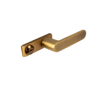 Gagang pintu dalam ruangan kuningan Modern, perkakas magnetik tidak berisik kuningan padat tuas pintu rumah kantor kamar mandi - Product Image 1