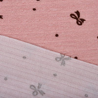 Tissu jacquard en crêpe tricoté à la chaîne imprimé, 96 % polyester, 4 % élasthanne, poids moyen 250 g/m², pour robe, vente en gros