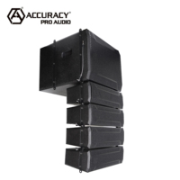 Sistema de PA Profesional para Escenarios Accuracy Pro Audio LA615D de 1400W, Altavoces Activos de Línea Profesional para Exteriores