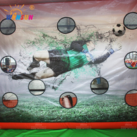 Juego Deportivo Inflable Comercial WINSUN, Juegos Interactivos, Juego de Fútbol Inflable para Niños