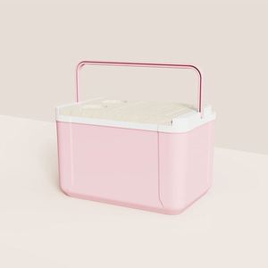 Nevera Portátil de 14L de PP con Tapa de Madera que Sirve como Tabla de Cortar, Estilo Moderno para Alimentos y Bebidas - Product Image 2