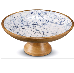 OFFERTA SPECIALE Ciotola per Frutta <span class=keywords><strong>in</strong></span> <span class=keywords><strong>Legno</strong></span> Decorativa per Bancone Cucina o Centrotavola Grandi Ciotole per Servire Pane o Frutta - Product Image 1