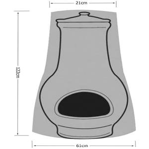 <b>Outdoor</b> Cast Iron <b>Heater</b> Dust Cover Windproof and Waterproof Tarpaulin for <b>Gas</b> Patio <b>Heaters</b> for Camping - Product Image 1