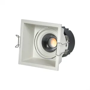 Tiêu Chuẩn 12W Trang Chủ Quảng Trường Lõm Văn Phòng Nhôm Downlight Độ Sáng Cao Trong Nhà Led Downlight