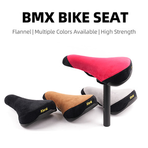 Sillín de <span class=keywords><strong>Bicicleta</strong></span> KWOK BS09 con Superficie de Franela, Sillín Profesional para <span class=keywords><strong>Bicicleta</strong></span> BMX, <span class=keywords><strong>Fixie</strong></span> y de Montaña - Product Image 1