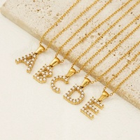 Collier unisexe tendance en imitation perle, chaîne rolo en acier inoxydable plaqué or 18 carats, étanche
