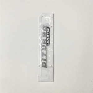 STZT 1668176500 <span class=keywords><strong>BITURBO</strong></span> <span class=keywords><strong>4matic</strong></span> Emblèmes Badges Accessoires d'extérieur de luxe pour <span class=keywords><strong>Mercedes</strong></span> Benz AMG Voitures Autocollant d'installation facile - Product Image 2