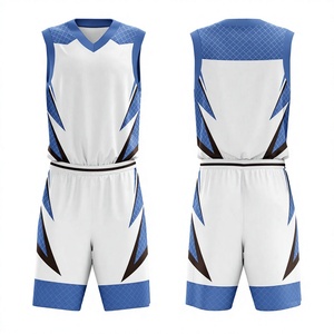 <b>DSI</b> Sublimated V-Neck Unisex Basketball Jersey Sleeveless Polyester Moisture Wicking Geometric Print Elastic Waist Athletic Fit - Product Image 1