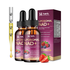 Suplemento líquido de marca privada Nad Drops con pimienta negra y vitamina B3 para retrasar el envejecimiento. - Product Image 1
