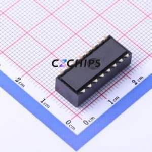 DQ-08BP DIP Switch SMD-16P,9x21.7mm Switch ( Number of Switch Sections: 8 )( Lead Spacing: 2.54mm ) - Product Image 2