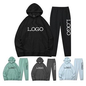 Ensembles de jogging 100% coton pour hommes, vêtements en gros, ensemble deux pièces pour hommes - Product Image 3