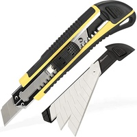 Nouveau couteau utilitaire en alliage épaissi couteau de coupe de boîte rétractable ultra pointu