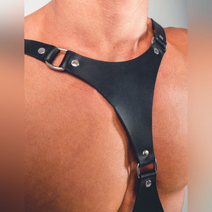 Fetish Gay abbigliamento Rave in pelle sessuale petto uomo imbracatura cinture <span class=keywords><strong>BDSM</strong></span> Bondage Bondage Bondage <span class=keywords><strong>Lingerie</strong></span> - Product Image 4