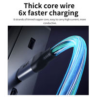 Double USB C Charge rapide PD100W 2-en-1 Type C Charge 5A Charge rapide 1.5M Alliage d'aluminium Tresse Nylon Câble de données