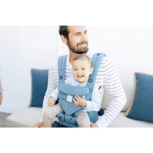 Échantillon Gratuit Porte-Bébé 360° Toutes Positions pour Nouveau-né à Tout-Petit avec Soutien Lombaire et Maille Respirante (7-45 lb), Bleu Oxford - Product Image 6