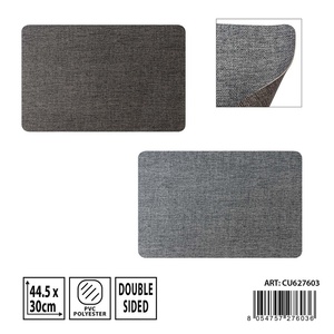 Tovaglietta rettangolare in PVC 44x37 cm-accessori da tavolo - Product Image 1