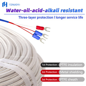 <span class=keywords><strong>PT100</strong></span> Temperatuursensor Thermische weerstand Temperatuurthermokoppel <span class=keywords><strong>Pt100</strong></span> 3-aderige afschermingskabel Sensing Wire - Product Image 2