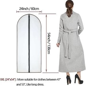 Factory New Hot PEVA <b>Suit</b> <b>Bag</b> Transparent Dustproof Garment Storage Dustcover <b>for</b> Closet Clothes Fashionable Storage Solution - Product Image 2