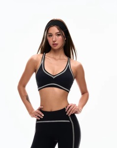 Conjunto Deportivo de Leggings de Yoga de Cintura Media y Sujetador Deportivo para Mujer, con Cierre de Cordón, Transpirable, Duradero, Estampado, Tallas Grandes - Product Image 2