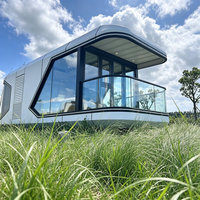 XULV Maison-capsule spatiale en verre trempé, stock usine disponible à la livraison immédiate