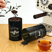 Boîtes de rangement en métal pour aliments, thé, café et sucre, qualité alimentaire, simples, étanches à l'humidité, pour la cuisine