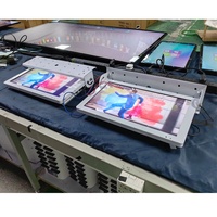 Duvara monte/çatı lcd ips paneli 21.5 inç led ekran reklam ekran dijital tabela ve görüntüler otobüs kiosk ekran