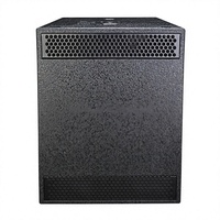 Subwoofer Aktif 800W 18 Inch Kabinet Kayu Speaker Sub Bass Modul Amplifier DSP Persegi untuk Line Array