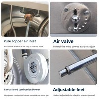 Ventilateur de cuisinière à gaz double brûleur haute puissance, silencieux, avec protection anti-extinction, spécial restaurant, à gaz naturel, économe en énergie 1