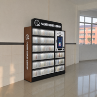 Distributeur automatique de livres intelligent 24h/24 HAUMR, bibliothèque portable en libre-service avec serrure électronique pour écoles, communautés et aéroports
