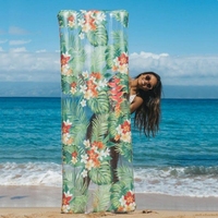 Hamac gonflable personnalisé à motifs lumineux - Flotteur de loisirs aquatiques pour adultes pour la plage et la piscine