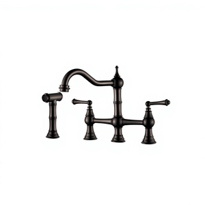 Robinet mélangeur thermostatique monocommande en laiton pour évier de cuisine, style vintage moderne, avec valve en céramique, style classique, à poser sur un seul plan. - Product Image 2
