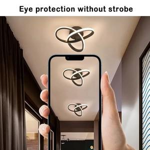 Lámpara de Techo LED 3 en 1, Estilo Moderno, Lámpara de Araña para Dormitorio, Instalación en Superficie, 85-265V, Lámpara para Pasillo y Comedor - Product Image 3