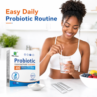 Poudre Probiotique 200 Milliards UFC Soutien Digestif Équilibre de la Microflore Bien-être Quotidien Formule Premium Vente en Gros Usine OEM ODM