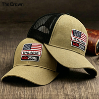 Gorra Trucker de 6 Paneles con Logotipo Personalizado, Venta al Por Mayor, Parche Tejido, Malla, Visera con Impresión, Cierre de Velcro, Fabricante