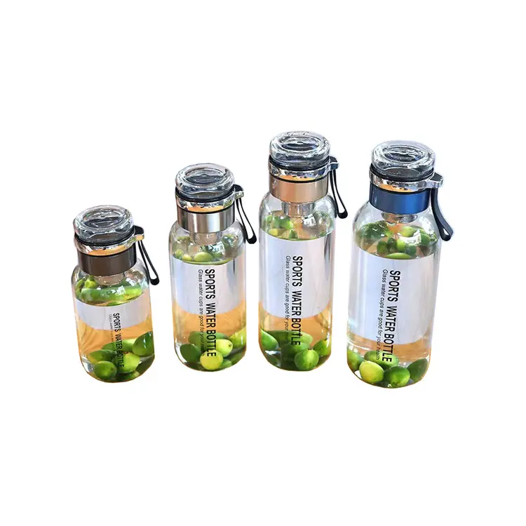 Botol Infuser kaca borosilikat kapasitas Super besar, botol teh gelembung 750ML 1L 1,2l 1,5l