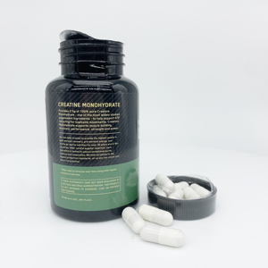 อาหารเสริมสร้างกล้ามเนื้อ OEM สำหรับเพิ่มความแข็งแรง ความทนทาน ครีเอทีนโมโนไฮเดรตแบบแคปซูล เม็ด ครีเอทีนสำหรับสร้างกล้ามเนื้อ - Product Image 4