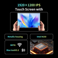 Ordinateur portable tactile 2-en-1 de 14 pouces flambant neuf, écran IPS FHD Intel N95, 12 Go de RAM, Windows 11 Home, SSD métallique, clavier anglais