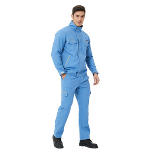 Nueva Ropa de Trabajo Ignífuga Ke Men, Uniforme Antiestático con Protección Contra Arco Eléctrico Azul Claro Xk-22-10887 - Product Image 1