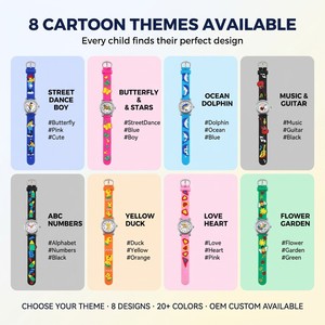 นาฬิกาข้อมือเด็ก PVC ราคาถูก ลายการ์ตูน 3 มิติ สำหรับเด็กผู้ชาย นักเรียน นาฬิกาควอตซ์ ราคาโรงงาน - Product Image 5